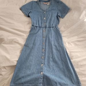 Vintage Faded Glory Jean Dress